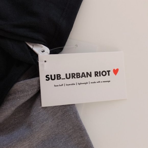 SUB_URBAN RIOT Lot Of‎ 3 Message Face Neck Buffs - Picture 3 of 9